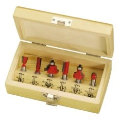 LUX HM-Oberfräser-Set 6-teilig 8 Mm Schaft -Werkzeugladen 192522 picture2