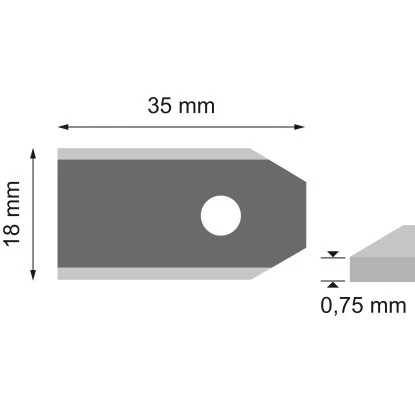LUX Ersatzklingen-Set Für Mähroboter 0,75 Mm 2 LUX Ersatzklingen-Set Für Mähroboter 0,75 Mm – Bild 2