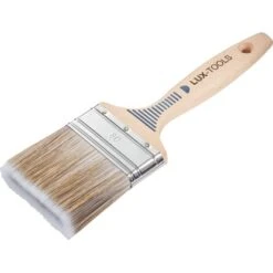 LUX Flachpinsel Lasur 80 Mm 9. Stärke Mit Farbtank