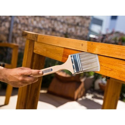 LUX Fassadenpinsel Lasur 50 Mm Mit Farbtank 9. Stärke 2 LUX Fassadenpinsel Lasur 50 Mm Mit Farbtank 9. Stärke – Bild 2