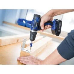 LUX-TOOLS 20 V Akku-Bohrschrauber ABS-20Li Inkl. 1,5 Ah Akku, Mit Koffer -Werkzeugladen 4007873808036 A01 28 03 18