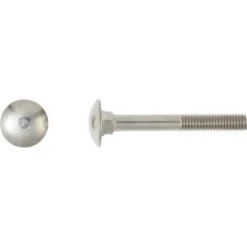 LUX Schlossschraube M5 X 50 Mm Edelstahl Teilgewinde 50 Stück