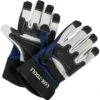 LUX-TOOLS Arbeitshandschuh Soft Protect Plus Gr. 8 Blau-Schwarz-Grau