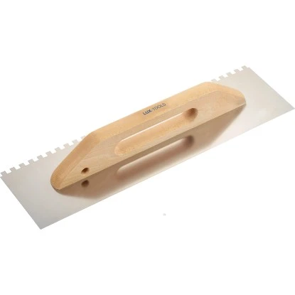 LUX Glättekelle Classic 480 Mm Mit Zahnung 8 Mm X 8 Mm 1 LUX Glättekelle Classic 480 Mm Mit Zahnung 8 Mm X 8 Mm