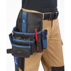 LUX Nageltasche Nylon 3 Fächer -Werkzeugladen 4007875863569 A01 170217