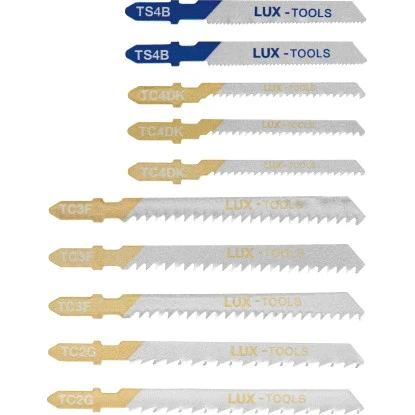 LUX Stichsägeblatt-Set T-Schaft 10-teilig Inkl. Kurvenschnitt 2 LUX Stichsägeblatt-Set T-Schaft 10-teilig Inkl. Kurvenschnitt – Bild 2