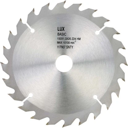 LUX HM-Kreissägeblatt Holz Ø 140 Mm 24 Zähne 1 LUX HM-Kreissägeblatt Holz Ø 140 Mm 24 Zähne