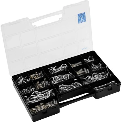 LUX Haken- Und Dübelsortiment 400-teilig 2 LUX Haken- Und Dübelsortiment 400-teilig – Bild 2