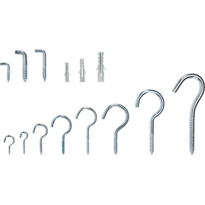 LUX Haken- Und Dübelsortiment 400-teilig 1 LUX Haken- Und Dübelsortiment 400-teilig